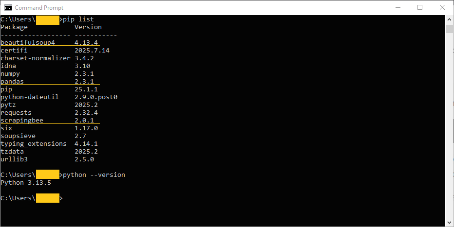 command prompt