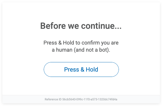 PerimeterX anti-bot protection