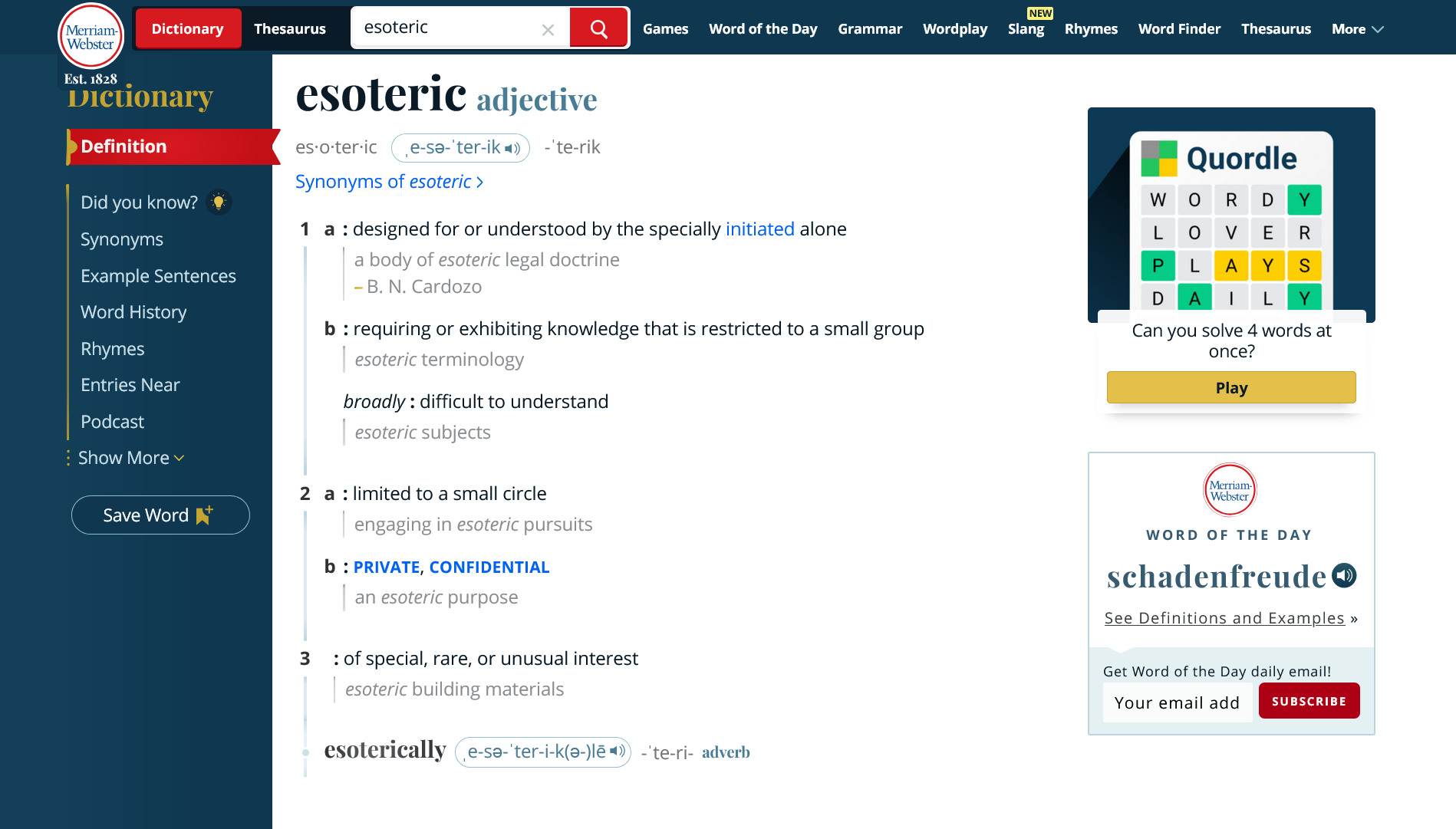 Merriam-Webster